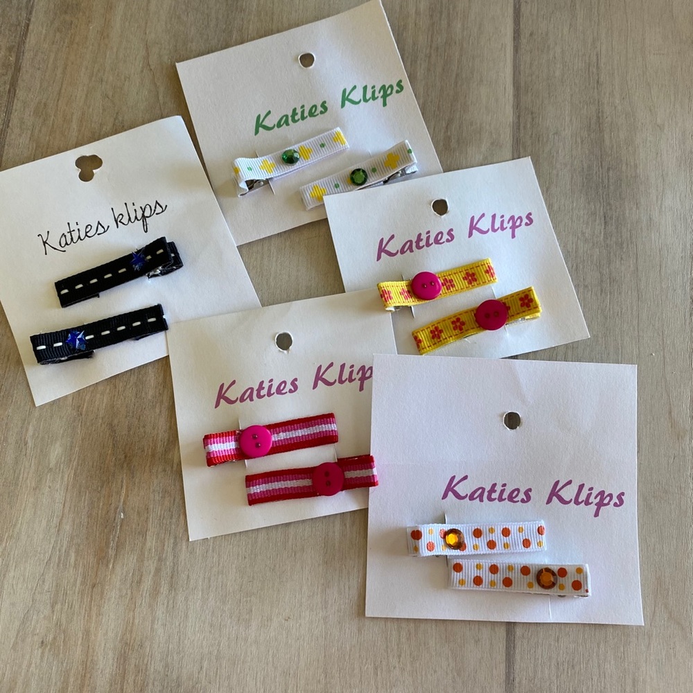 Hair Clips 5 pair.